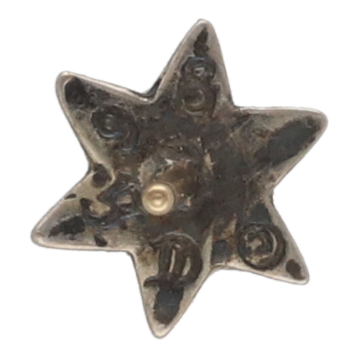 中古】 CHROME HEARTS クロムハーツ スター スタッド ピアス w/1PD 