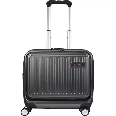 42L】スイスミリタリー SM-C318 18in スーツケース ダークグレー 耐久  