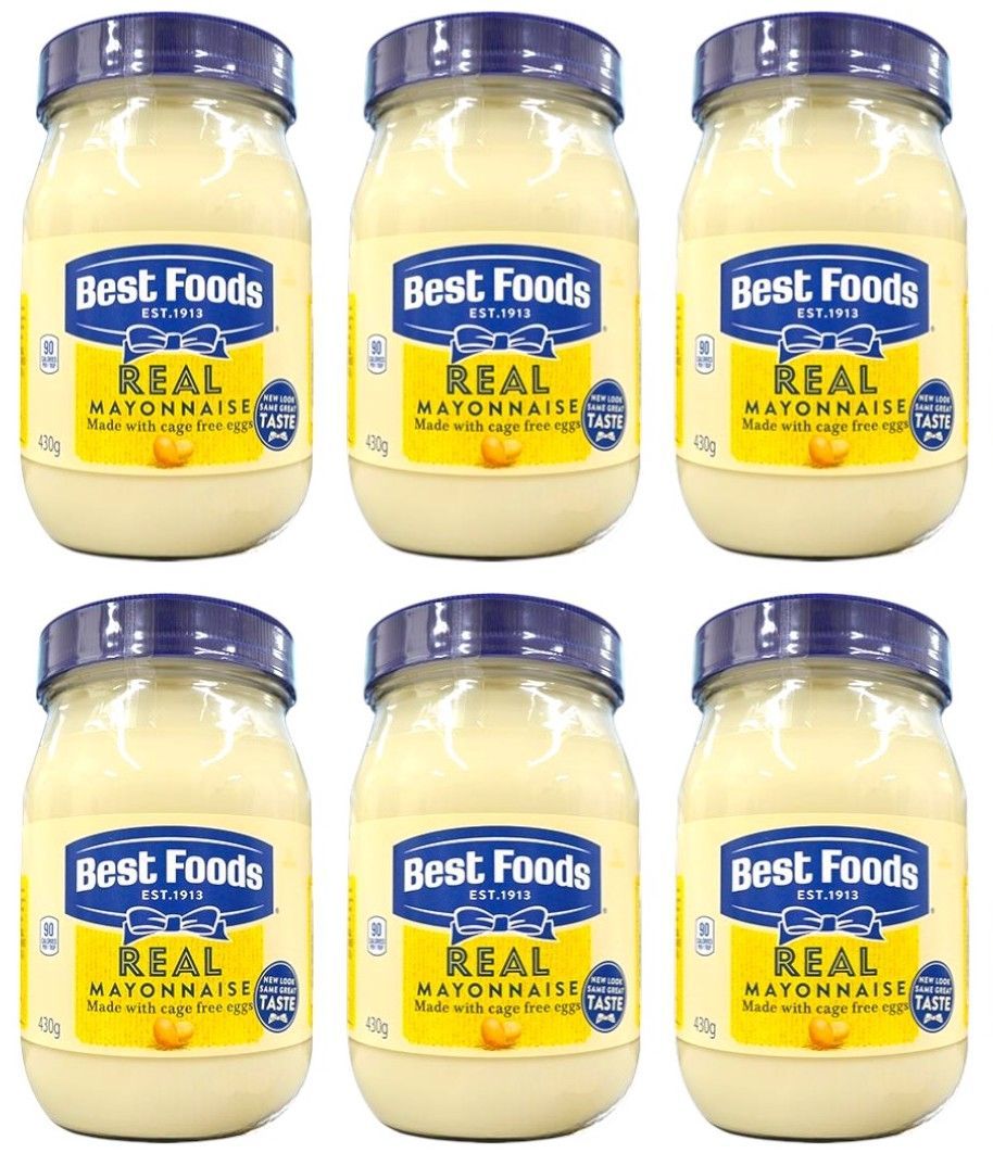 BEST FOODS REAL MAYONNAISE 430g x6個セット - ベストフーズ リアルマヨネーズ - MAIONESE - mayonesa