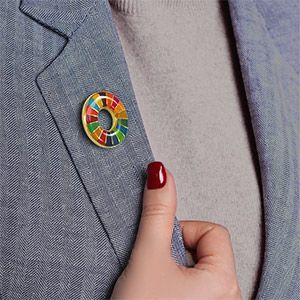 国連本部公式最新仕様】 1個セット SDGs バッジ ギフトボックス