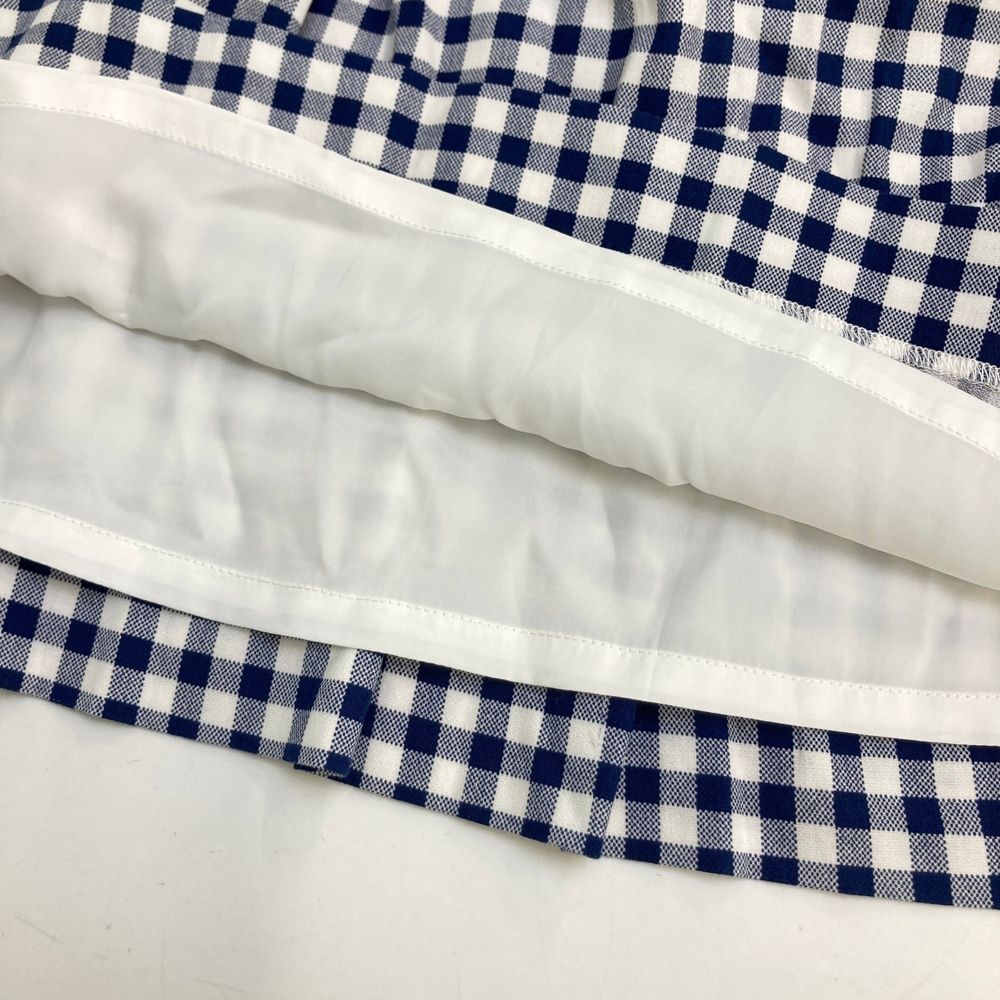 PEARLY GATES チェック柄フレアスカート PEARLYGATES チェック柄スカート