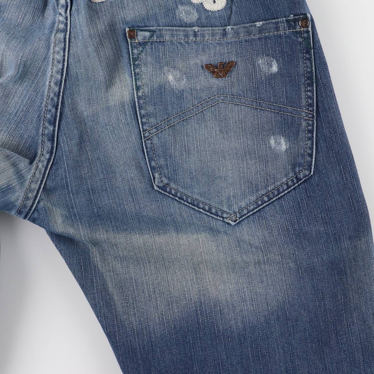 JEANS ストレートデニムパンツ