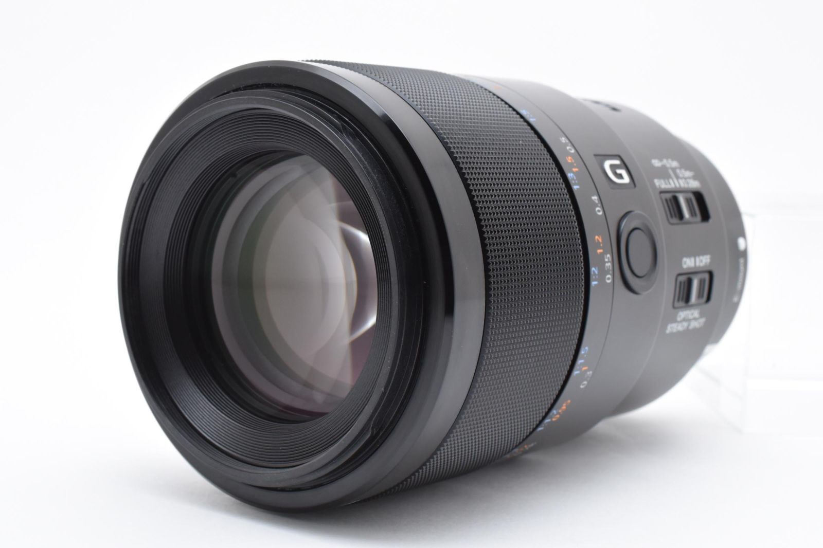 上 ソニー SONY FE 90mm F2.8 Macro G OSS SEL90M28G レンズフード キャップ付き 完動品 07P29A509187