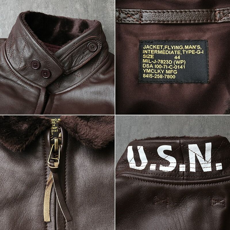 米軍タイプ G-1フライトジャケット JJ277YN メンズ GI G1フライト