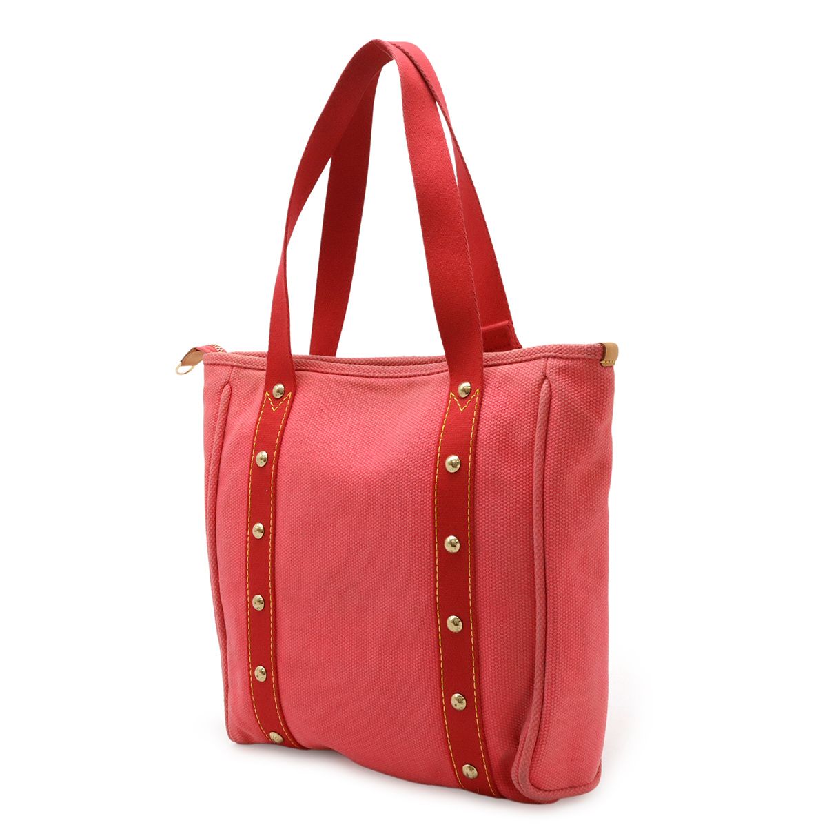 ルイヴィトン　◆ルイ・ヴィトン　アンティグア カバ　MM　キャンバス/レザー LOUIS VUITTON ルイヴィトン アンティグア・カバMM・キャンバス