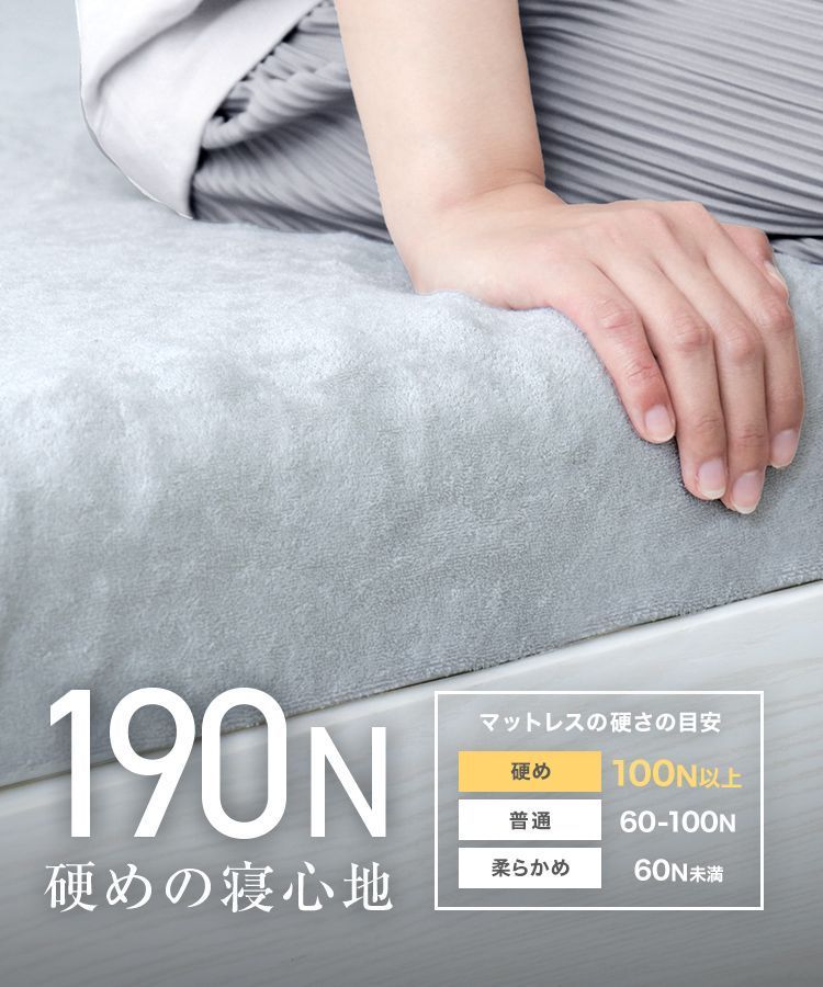 ダブルサイズ 高品質 マットレス 高反発 3つ折り 厚 10cm ベットマットレス マットレス 腰痛 ベッド マットレス折りたたみ 190N マットレス 三つ折り マットレス ベッドマット ベッド 折りたたみ 折り畳み 抗菌 防臭 NEXPOTALLINN_EU