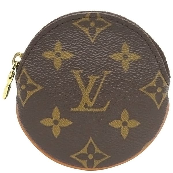 ルイヴィトン LOUIS VUITTON コインケース ポルトモネ ロン モノグラムキャンバス モノグラム ゴールド金具 茶 小銭入れ M61926 CT0043