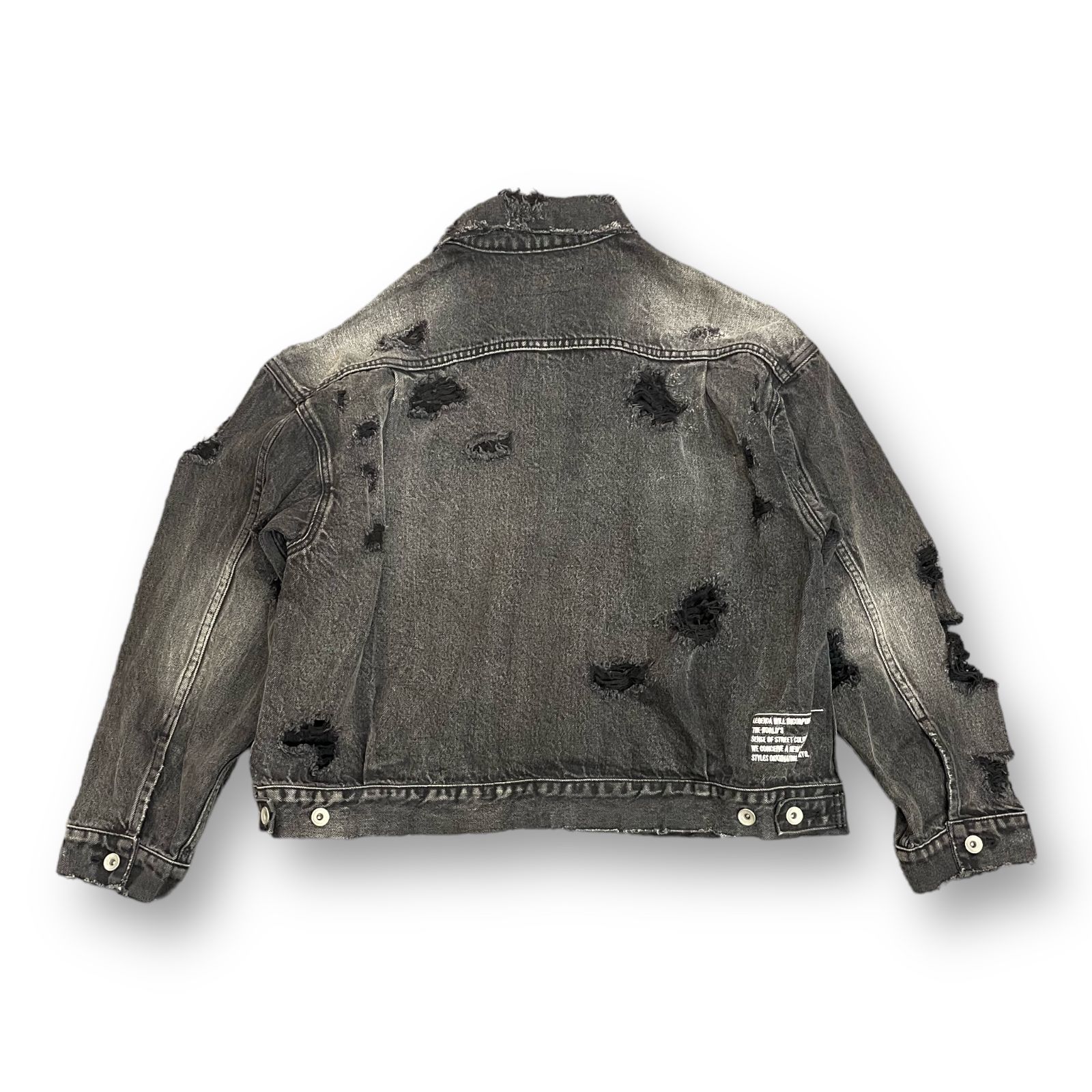 LEGENDA DAMAGED DENIM JACKET LEJ190 ダメージ加工 クラッシュ デニム 