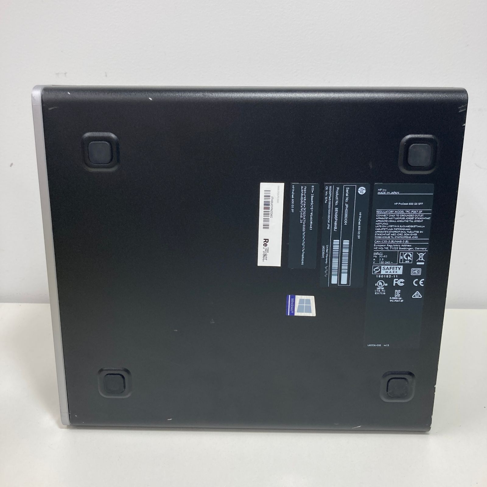 ブラックデスクトップPC wps付属 デスクトップPC 【】HP ProDesk 600 G5 SFF/Corei5-9500 CPU@3.00GHz