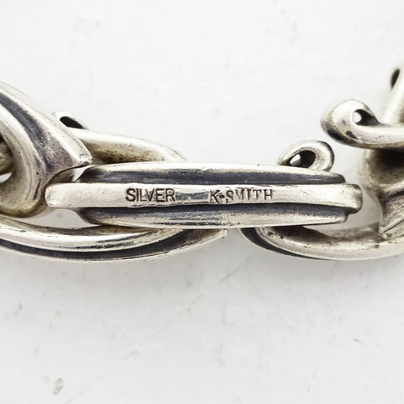 三重店】K-SMITH｜ケースミス SILVER チェーン ブレスレット