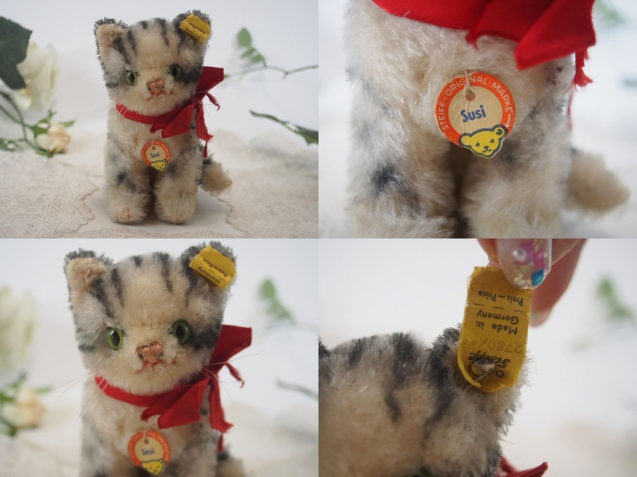 ☆シュタイフ☆Susi Cat 14cm☆猫/ネコのスージー☆STEIFF