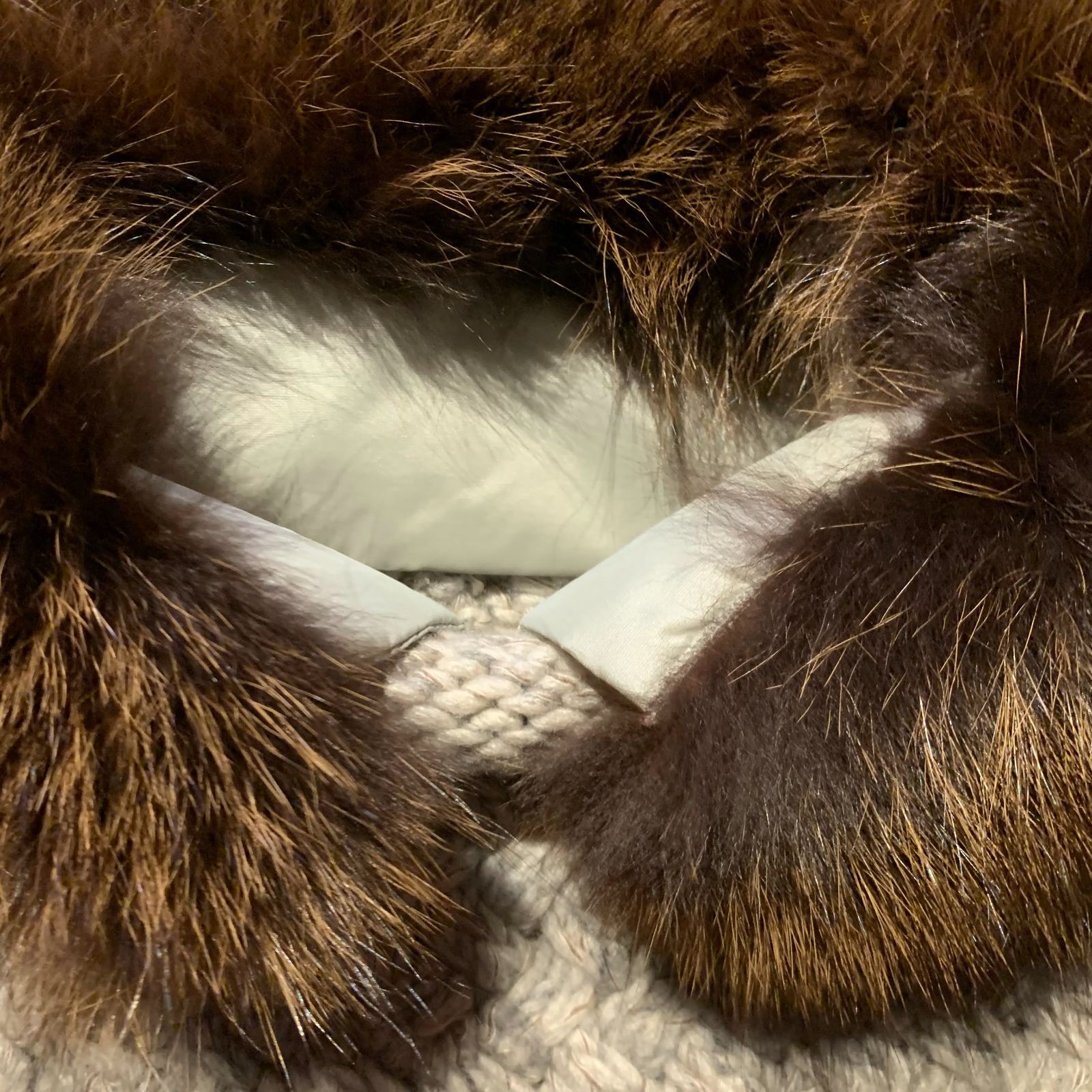 カシミヤ ポンチョ