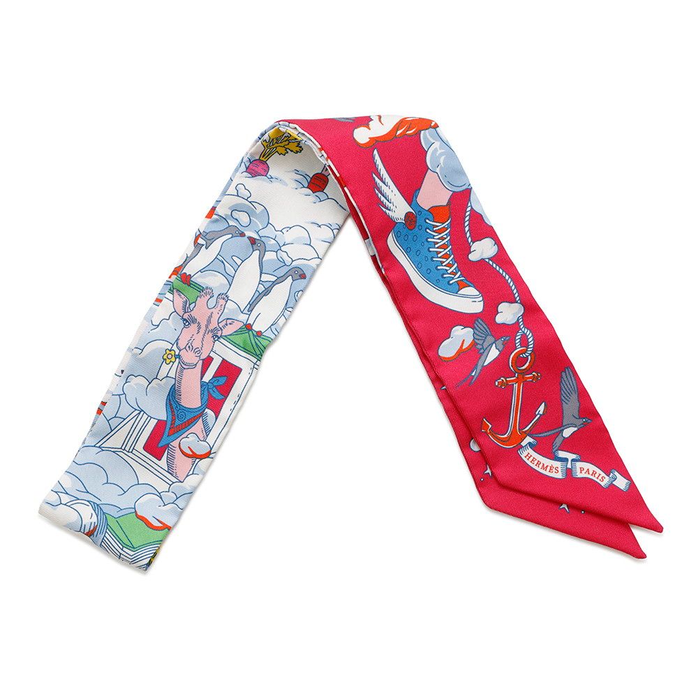 エルメス スカーフ ツイリー 私の雲 Sur Mon Nuage HERMES シルク