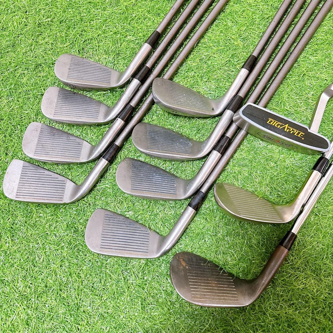 初心者オススメゴルフクラブ16本メンズセットキャディーバッグ付き