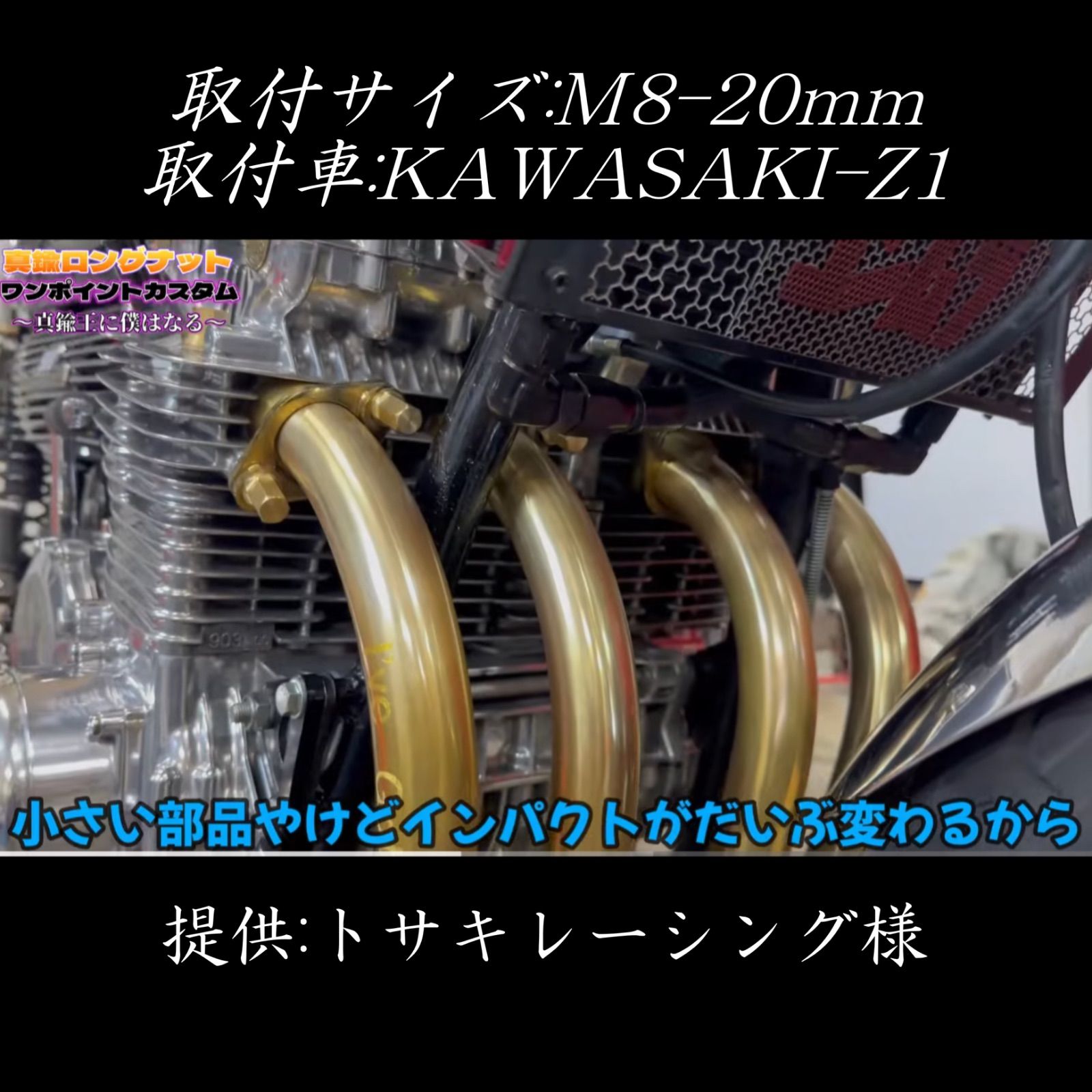 8本】真鍮鋼 真鍮ナット フランジナット マフラーナット 六角 20/30 