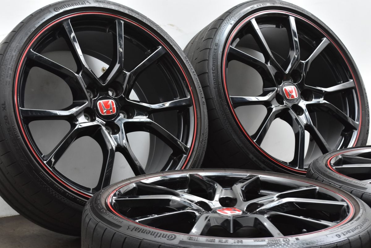 ノーマル戻し ホンダ FK8 シビック タイプR 20in 8.5J 60 PCD120 コンチネンタル スポーツコンタクト6 245 30ZR20 ノーマル戻し