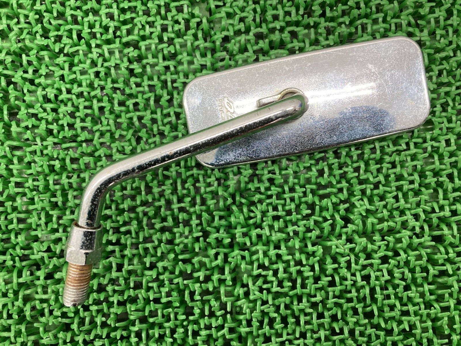 DOX製レブル250 ミラー 左 社外 中古 バイク 部品 MC49 正10mm メッキミニミラー ST-540 割れ欠け無し 品薄 22