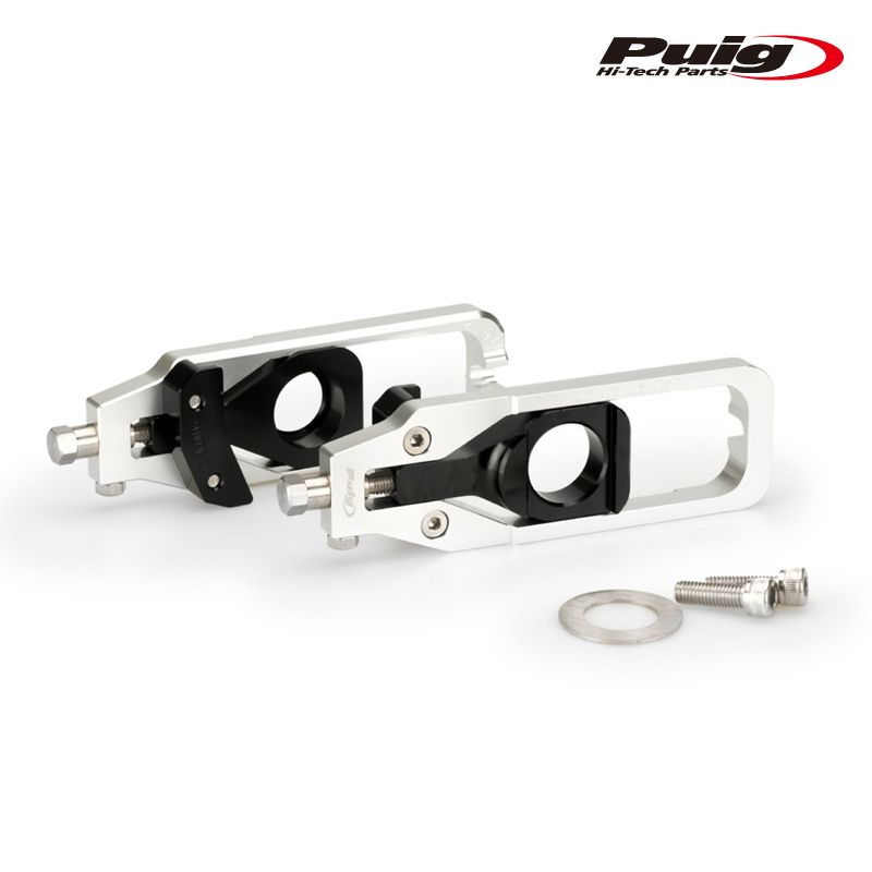 Puig 20686p CHAIN TENSIONER SILVER BMW S1000R 14-22 S1000RR 09-18 プーチ チェーン テンショナー