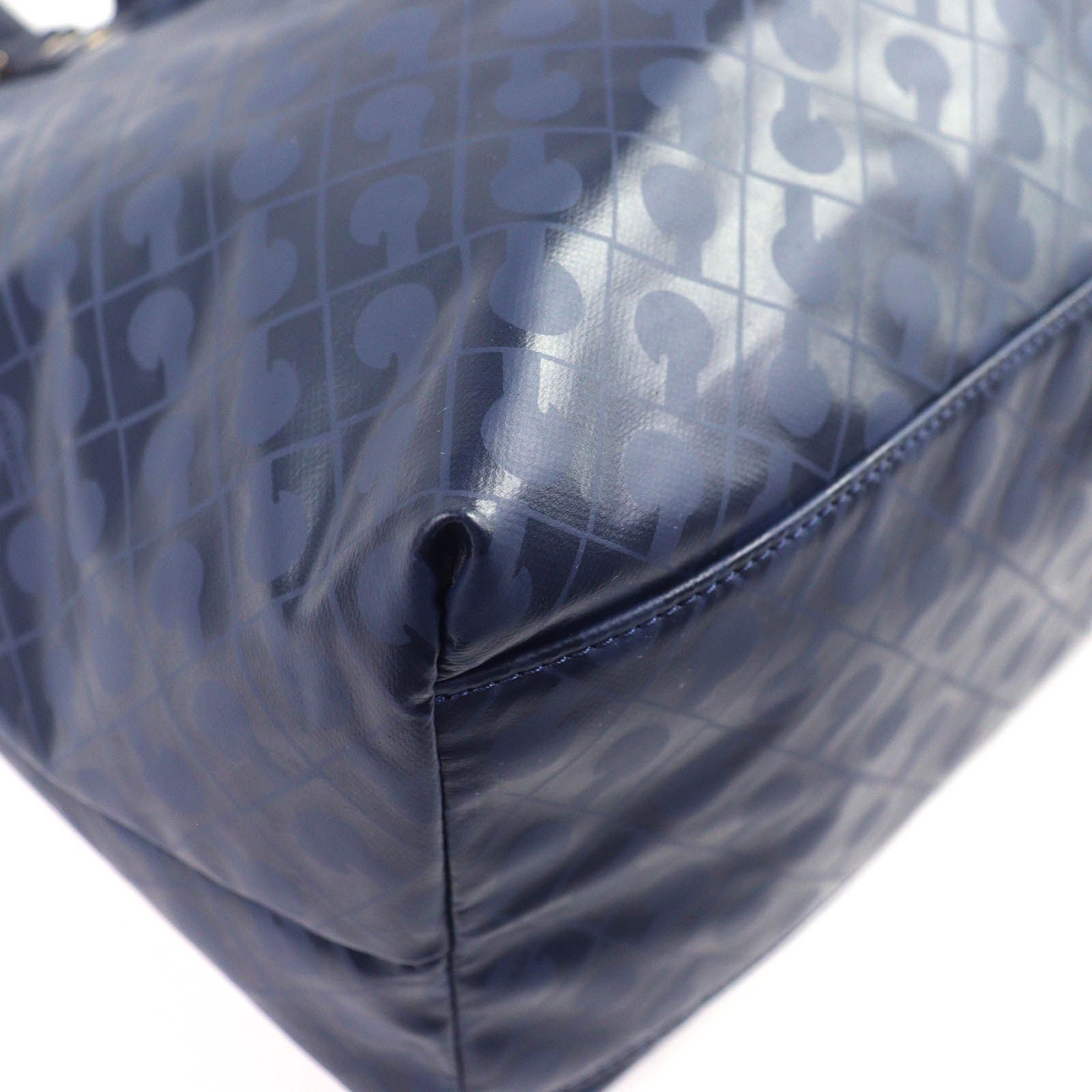 極美品△GHERARDINI ゲラルディーニ ソフティ モノグラム総柄