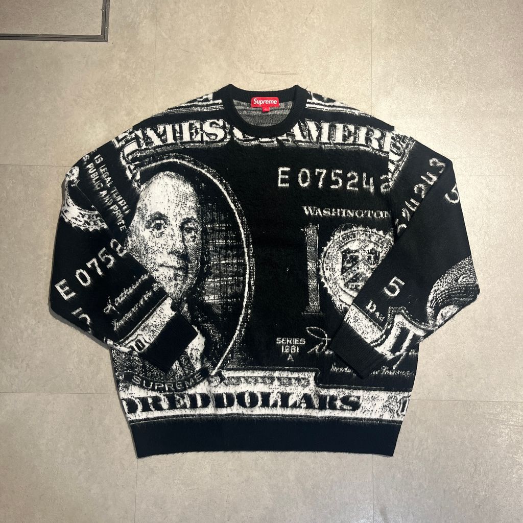 SUPREME シュプリーム 25SS Money Sweater セーター ブラック