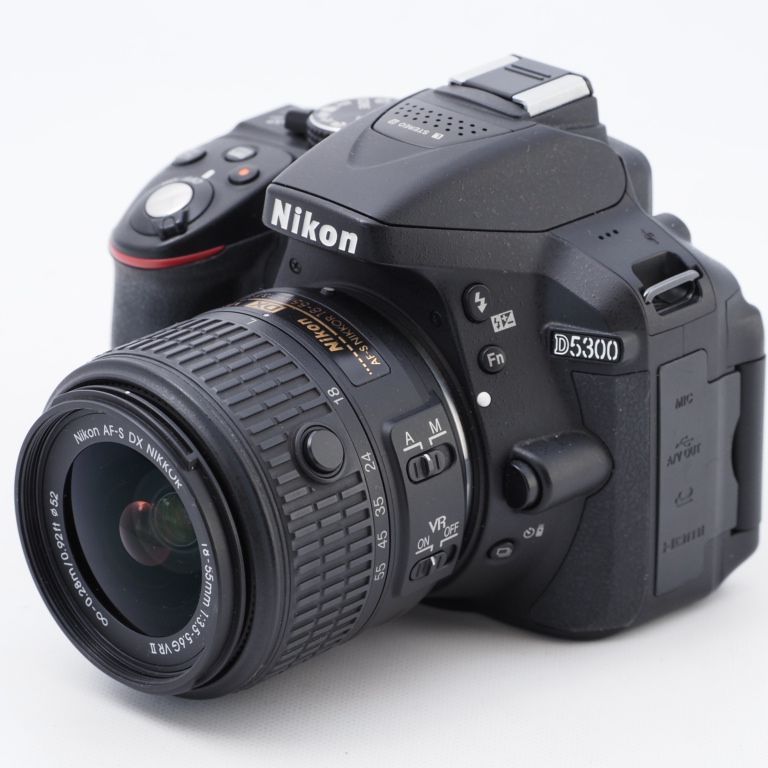 Nikon ニコン デジタル一眼レフカメラ D5300 18-55mm VR II レンズキット ブラック D5300LK18-55VR2BK  カメラ本舗｜Camera honpo メルカリ