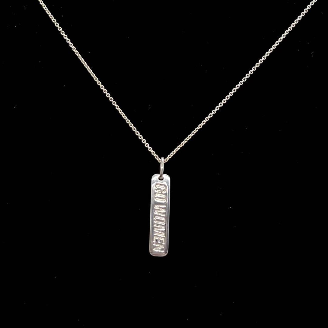 美品☆ TIFFANY&Co. ティファニー ネックレス 名古屋ウィメンズマラソン 完走記念 非売品 GO WOMEN 2012 925 プレート -  メルカリ