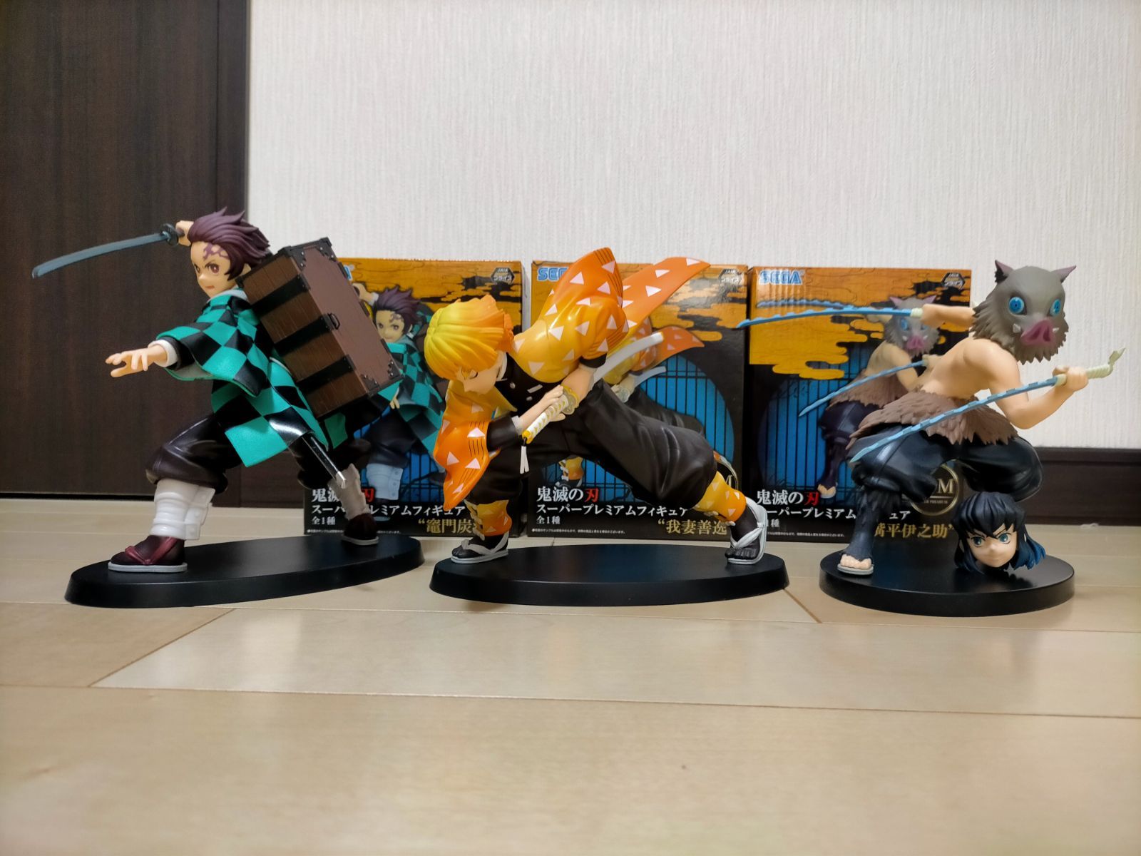 鬼滅の刃 SPMフィギュア7点、炭治郎、禰豆子、善逸、伊之助、杏寿郎