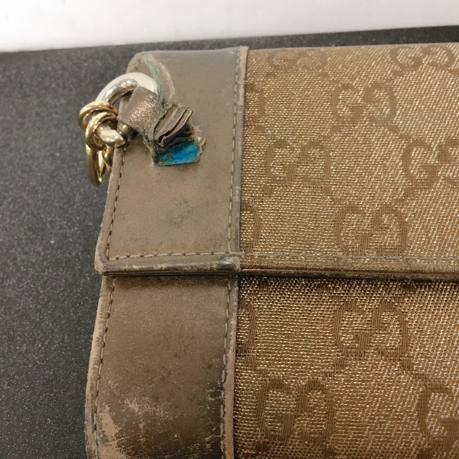 GUCCI グッチ 長財布 シリアルナンバー 刻印あり - メルカリ