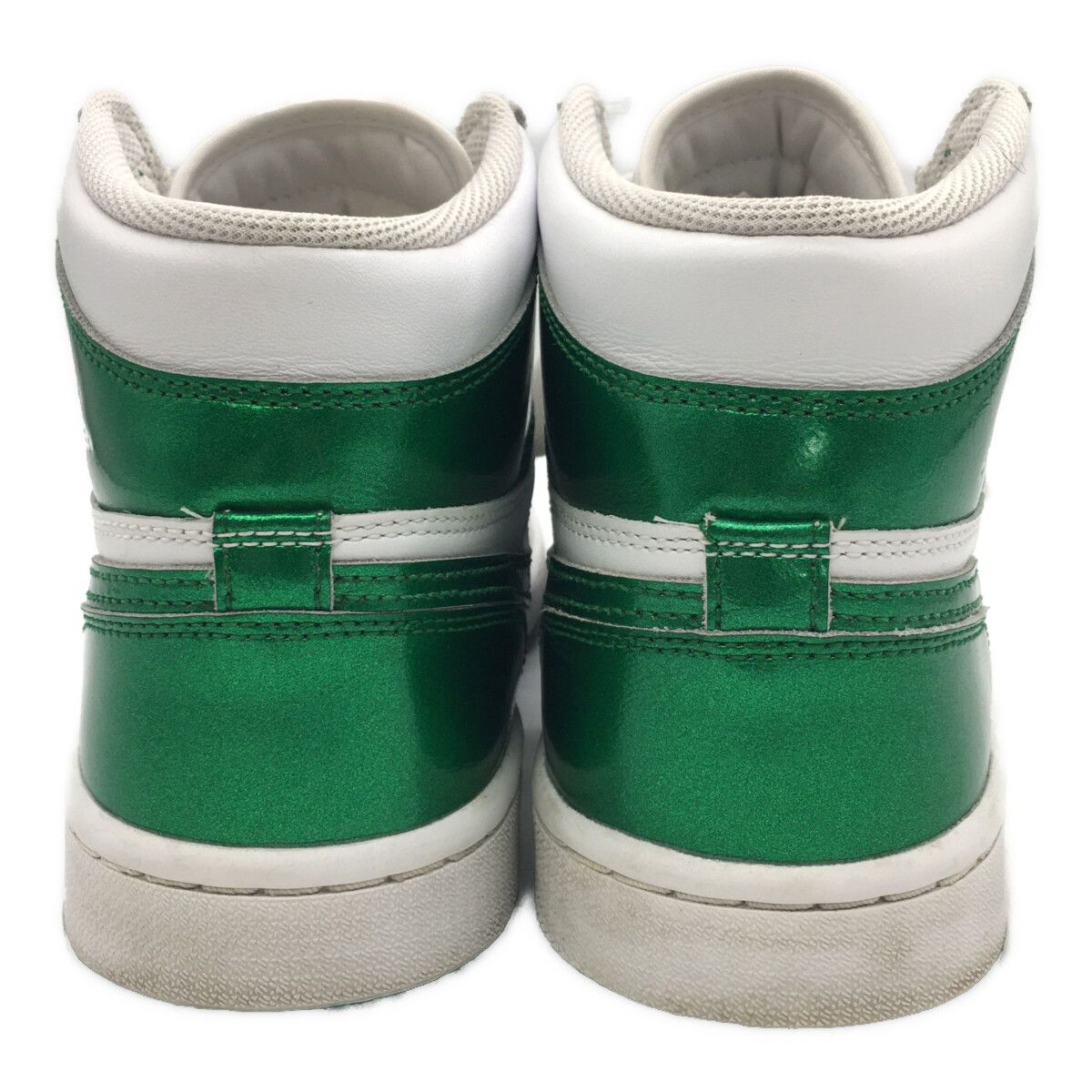 NIKE GOLF ハイカットシューズ ホワイト/グリーン 中古 ナイキ NIKE ゴルフシューズ 26cm ホワイト×グリーン エア