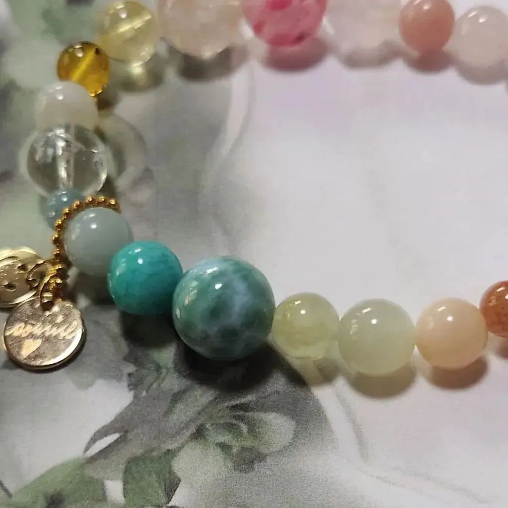 b20♡CandyBOX♡ ブレスレット♡ラリマー インカローズ クンツァイト