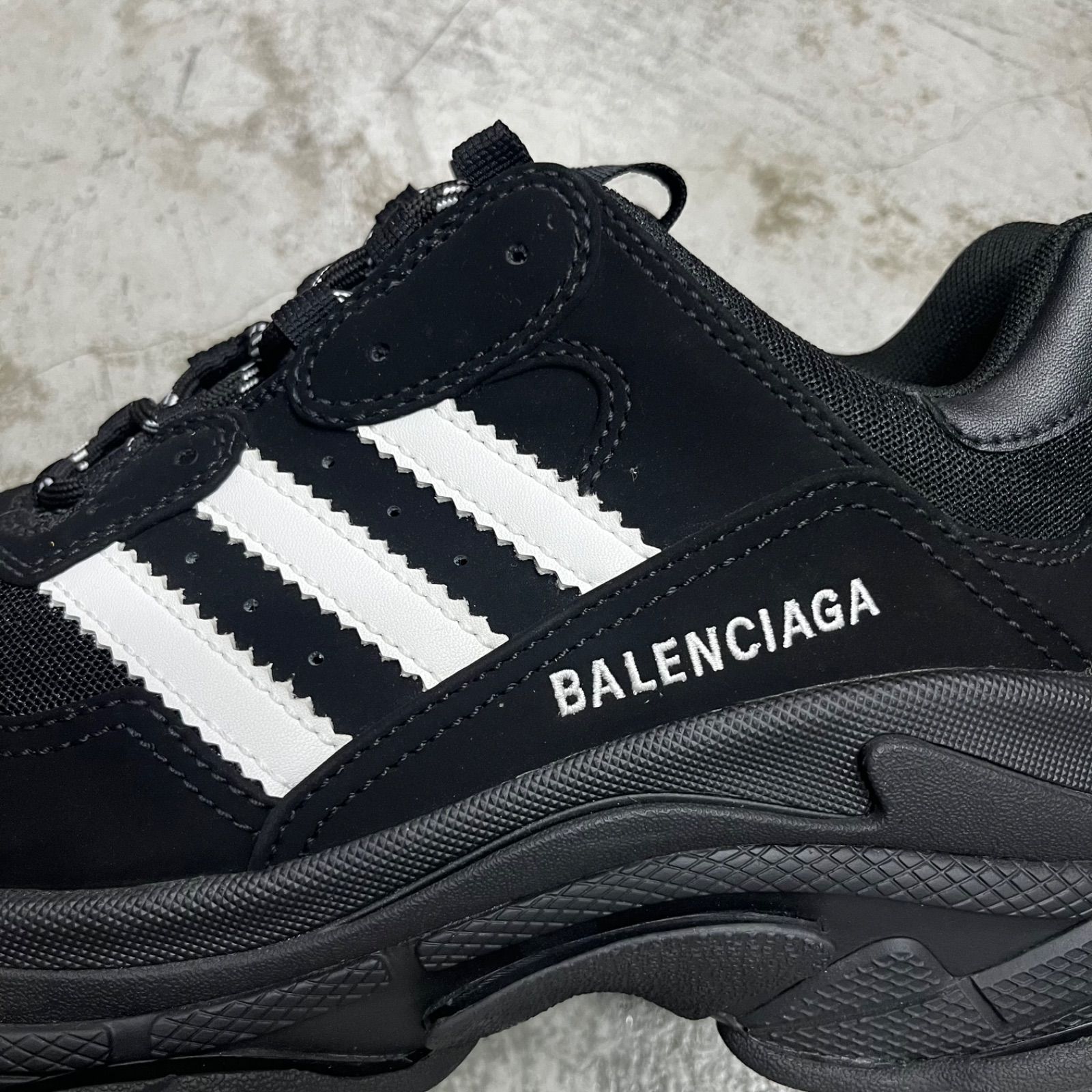 BALENCIAGA adidas TRIPLE S コラボ トリプルS トレーナー スニーカー 