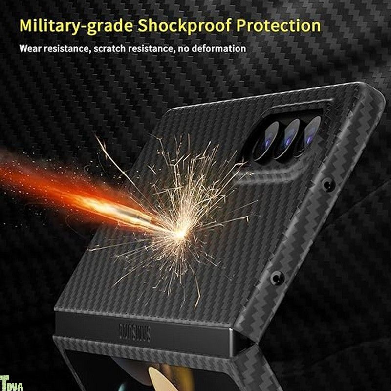 Galaxy Z F 4対応アラミド繊維ケース memumi 0.5mm 薄 耐衝撃 全面保護カバー ワイヤレス充電対応 ミニマリスト シンプル ブラック a WWW_OPDRERGINERDOGAN_COM