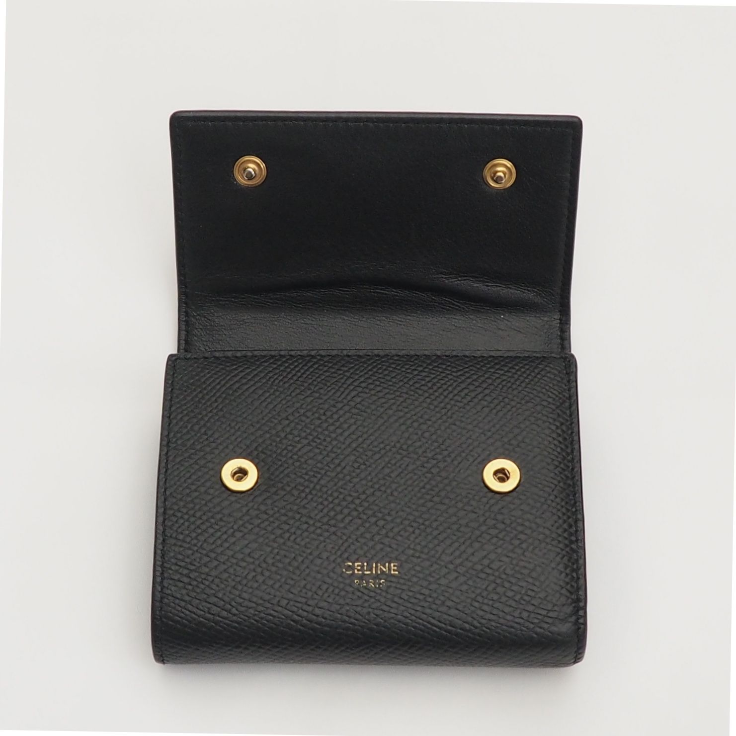 未使用 CELINE スモール 煩わしかっ トリフォールドウォレット 三 