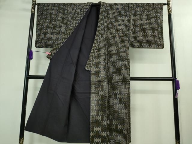 平和屋着物 男性 本場大島紬 龍郷絣 秋名バラ DZAB0158kh5