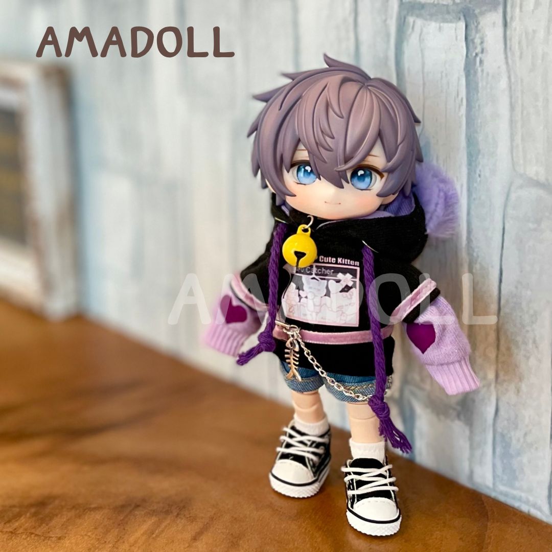 ねんどろいどどーる オビツ11 身長調整 OK パーカー ベルト チョーカー