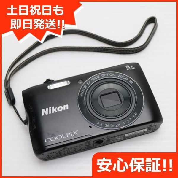超美品 COOLPIX A300 ブラック 【1158】Wi-Fi対応 Nikon COOLPIX