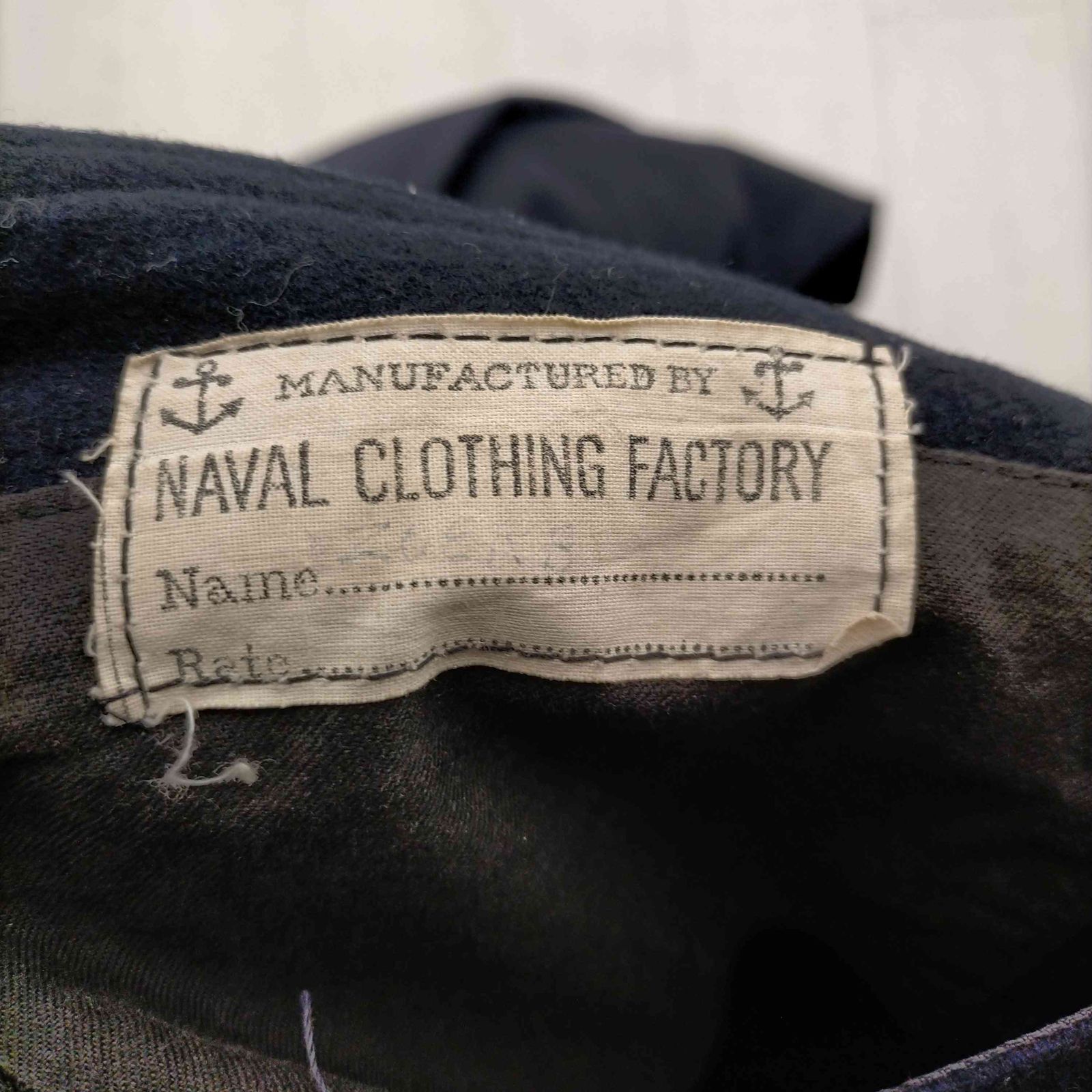 ナーバルクロッシングファクトリー NAVAL CLOTHING FACTORY 40s-50s 