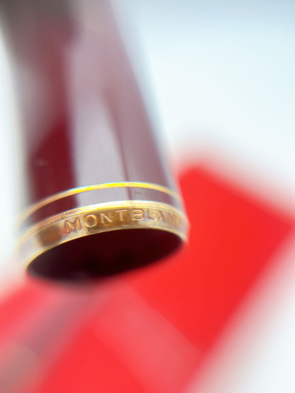 MONTBLANC/モンブラン 万年筆 No.221 585 えんじ/ゴールド