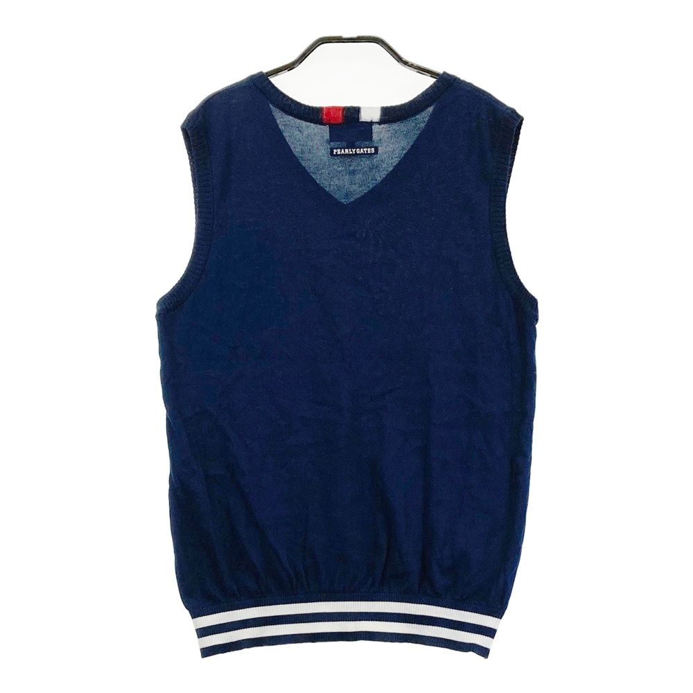 サイズ：1 PEARLY GATES パーリーゲイツ Vネック ニットベスト