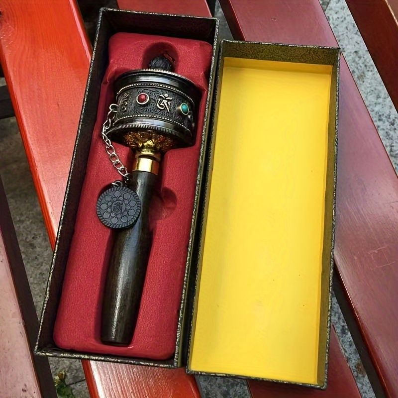 マニ車 祈りの風車 瞑想道具 幸運祈願 厄除け 伝統工芸 神仏