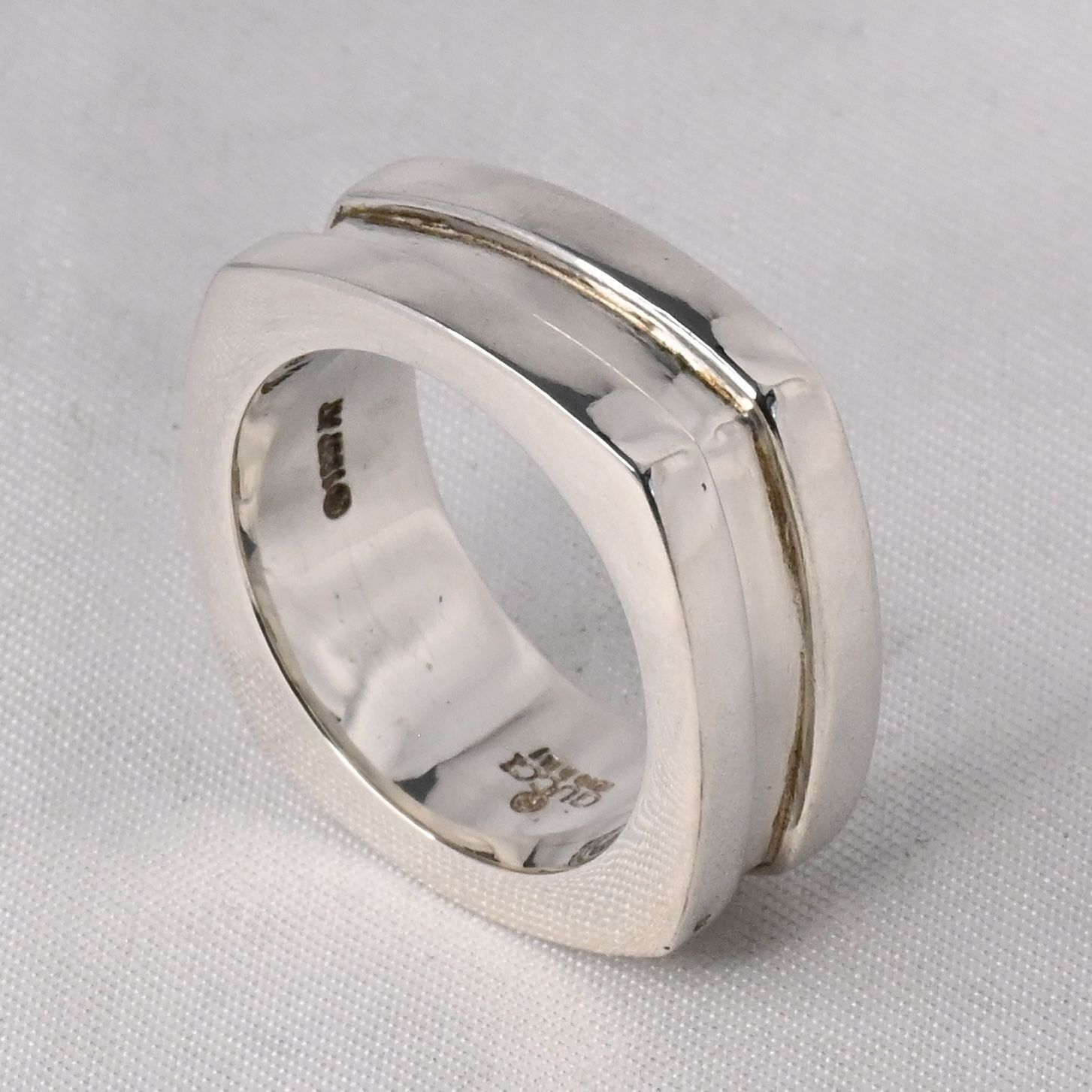 GUCCI リング 指輪 13号 ag925 GUCCI グッチ ストーンリング 指輪 インターロッキングG Ag925