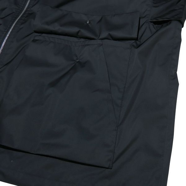 AURALEE A24SB02SL BLACK サイズ5 AURALEE オーラリー HARD TWIST POLYESTER SATIN LAMINATE ZIP BLOUSON
