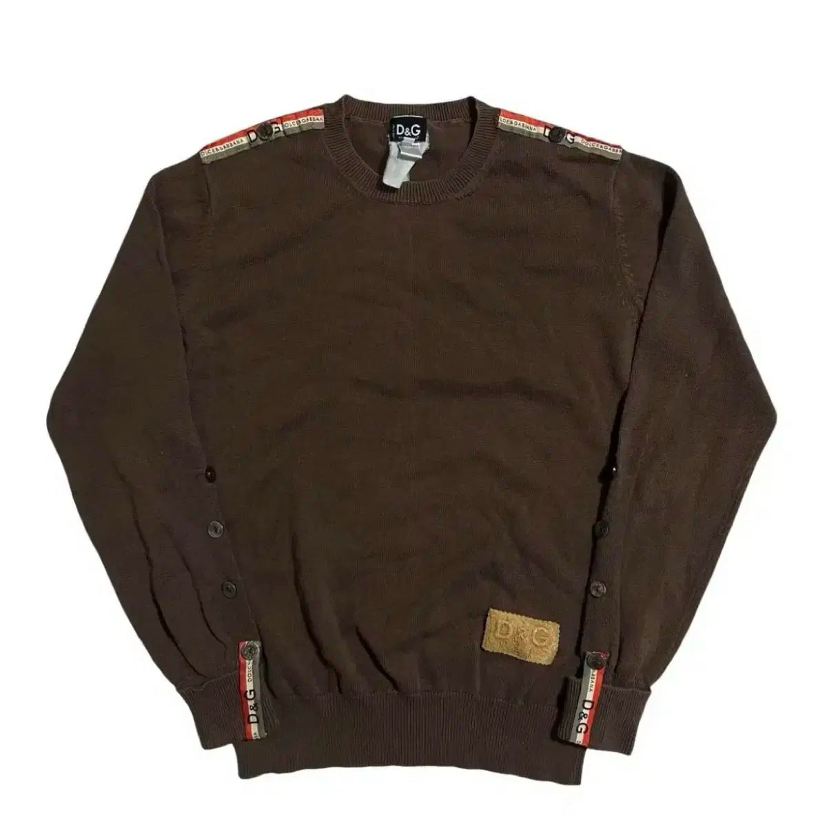 Dolceu0026Gabbana(ドルチェ＆ガッバーナ) オールド アーカイブ 茶色 ニット ( L ）