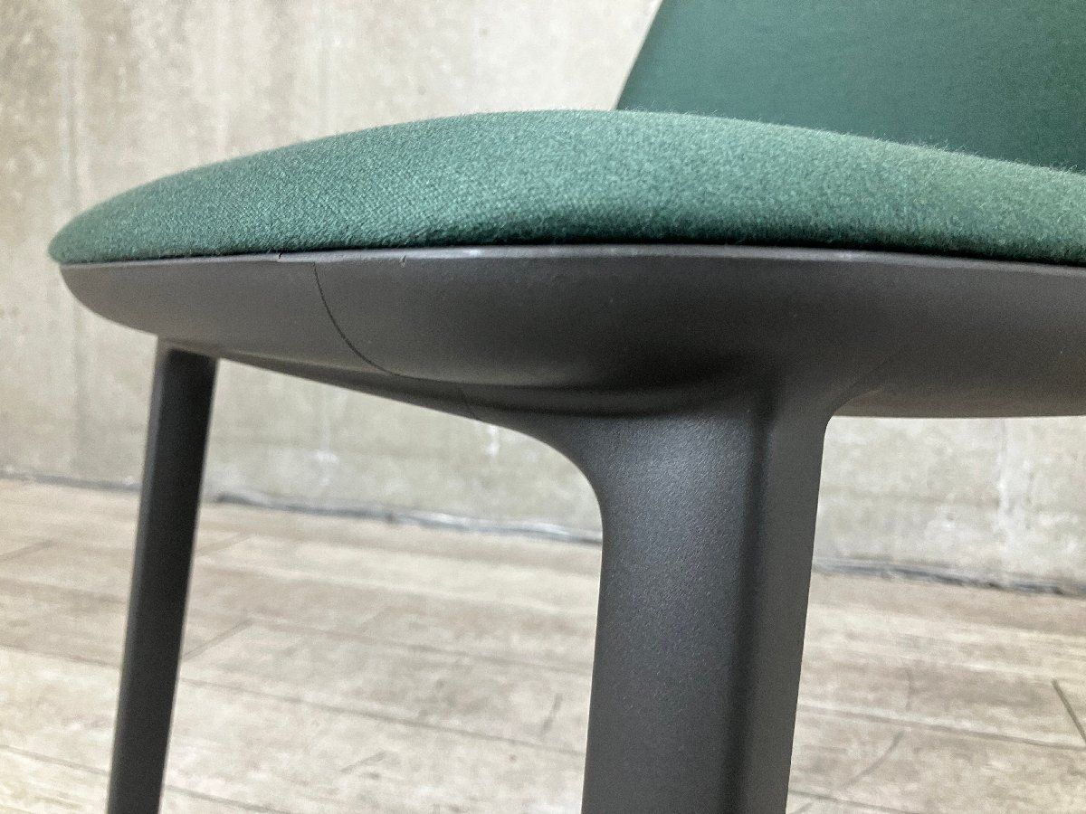 vitra ヴィトラ SOFTSHELL SIDE CHAIR ソフトシェル サイド チェア ロナン - エルワン ブルレック グリーン MARWIL-DEMENAGEMENTS_CH