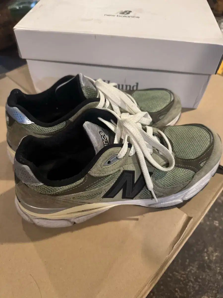 【雷市場（ポンジャン）商品韓国直送】 270 New Balance(ニューバランス) x JJJ JJJJound(ジョウンド) 990v3 オリーブ