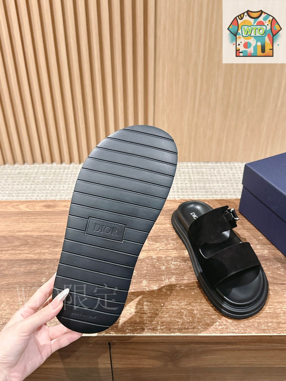 値下げ！ディオールChristian Dior ヒョウ柄 ペタンコサンダル DIOR】ヒョウ柄が可愛い♡DIORACT サンダル (Dior/サンダル