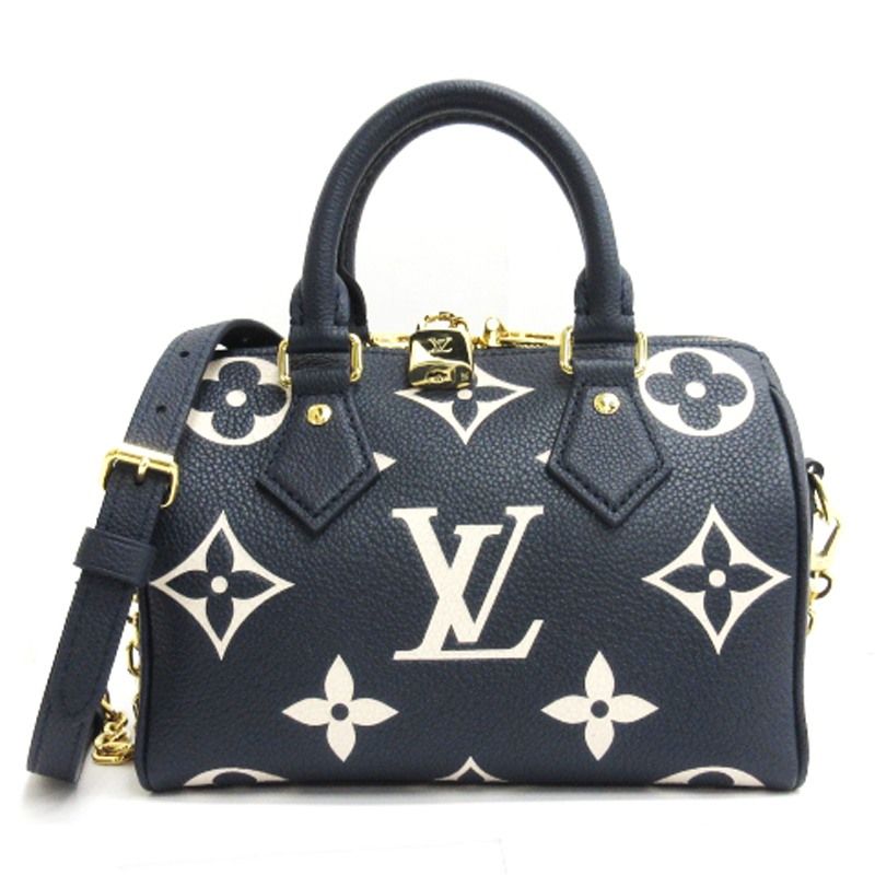 ルイヴィトン LOUIS VUITTON モノグラムアンプラント スピーディ バンドリエール 20 M47048 ショルダーバッグ ハンド 2WAY  ネイビー ☆AA☆ - メルカリ