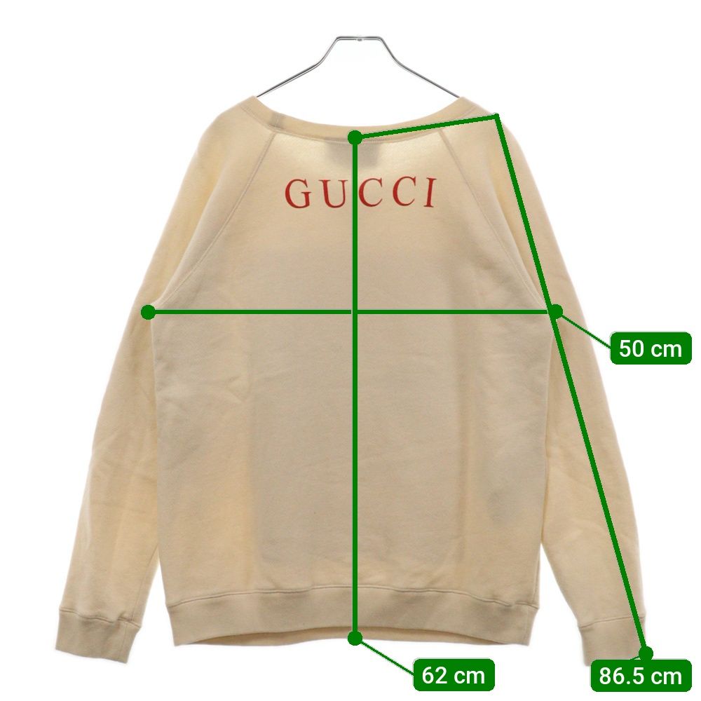 GUCCI (グッチ) Sweatshirt 井出ちかえ スパンコール装飾クルー GUCCI (グッチ) Sweatshirt 井出ちかえ スパンコール装飾クルー