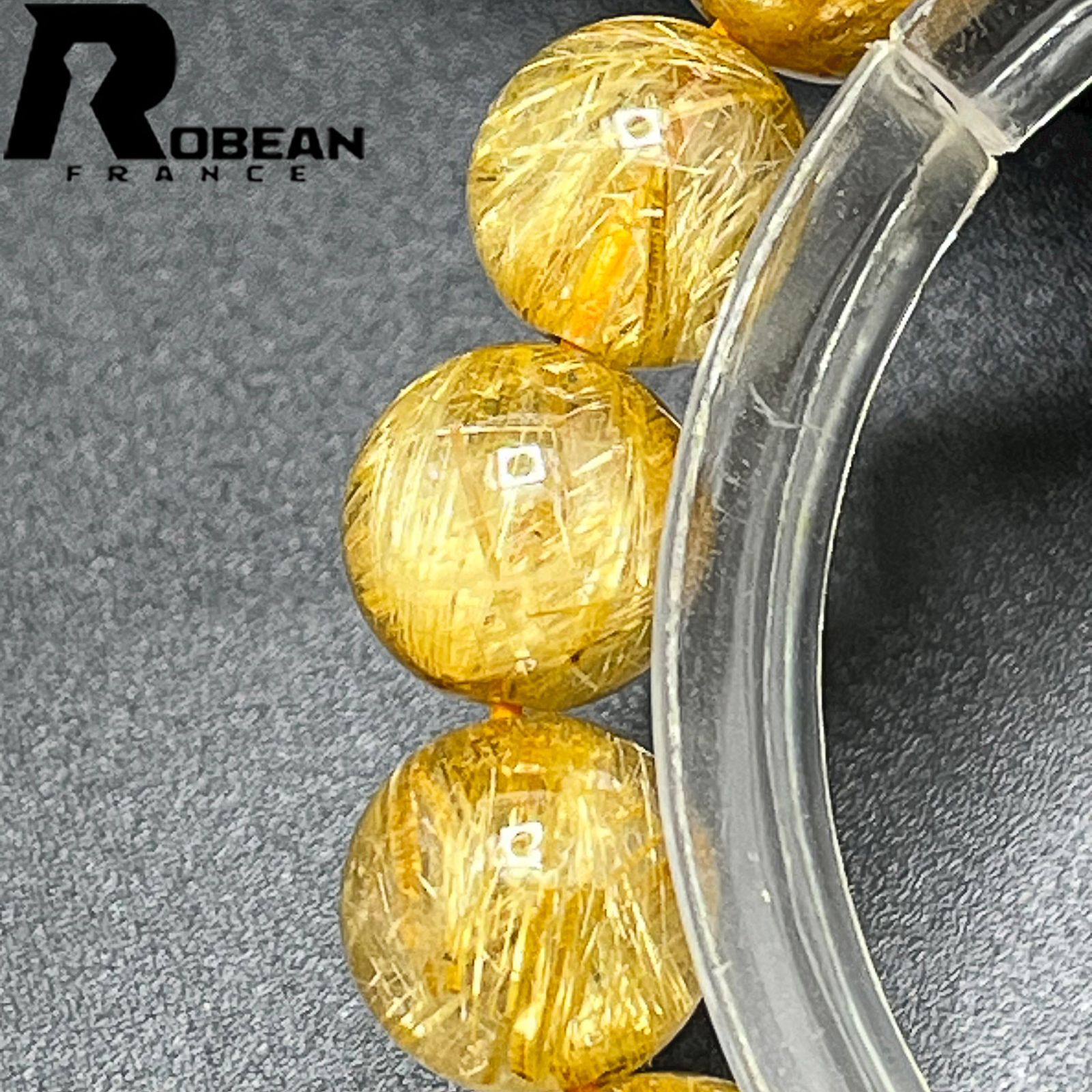 在庫切れ 綺麗 EU製 定価12万円☆ROBEAN・極!極満針ルチルクォーツ