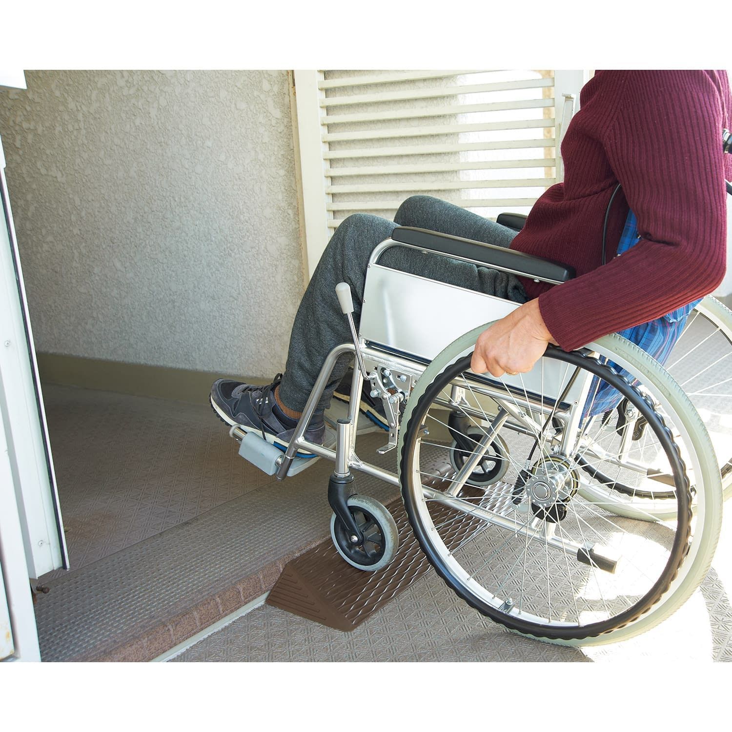 ダンスロープミニ 車いす用スロープ 25-6784-09 ダンロップ R-7655M 04802 STEELWINDOWSANDDOORS_COM